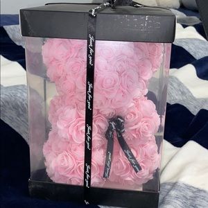Light Pink Rose Teddy Bear